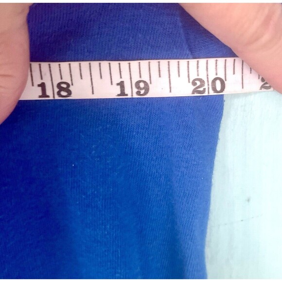 Converse All Star Blue Tshirt Unisex  SzMd Stand True Chuck Taylor - Picture 4 of 4